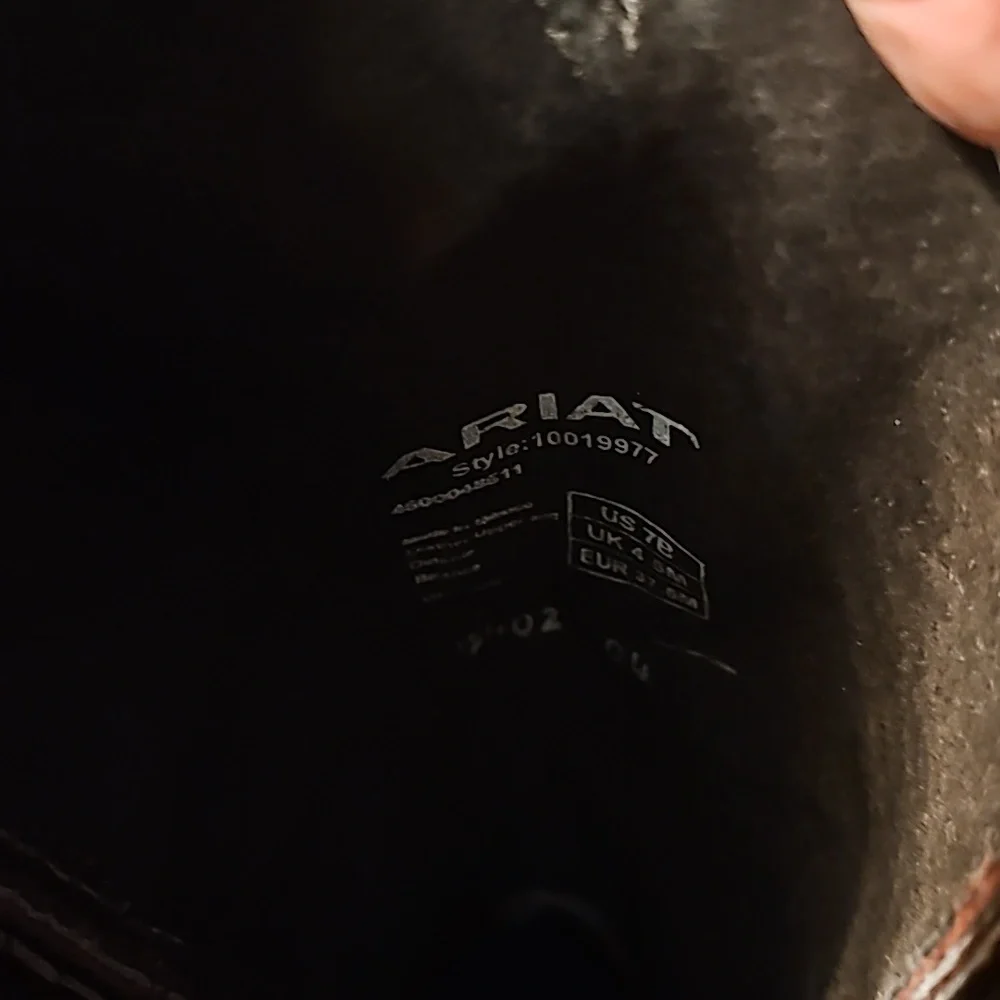 Ariat Katrina Sugar Skull boots - Picture 7 of 7